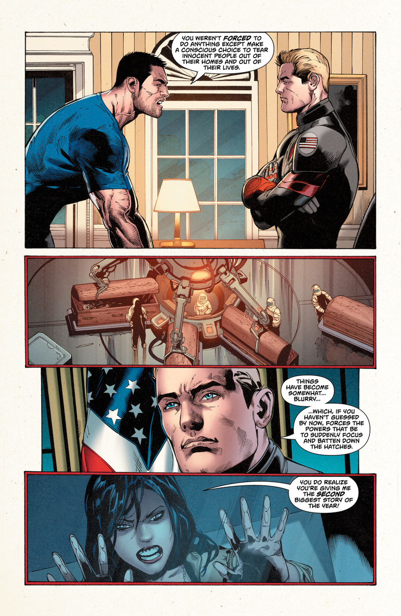 Illustration for article titled Exclusive DC preview: Clark Kent storms the Oval Office in Superman/Wonder Woman #20